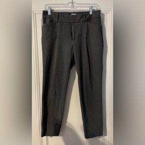 Dark Gray Capri Business Slacks